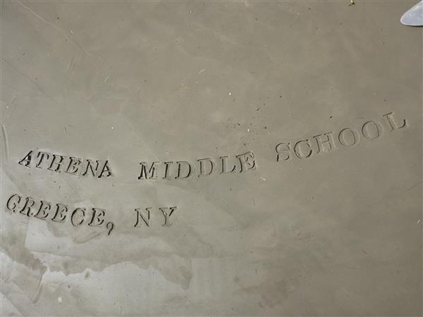 Picture of the engraving on Athena's well in Sudan Picture of the engraving on Athena's well in Sudan